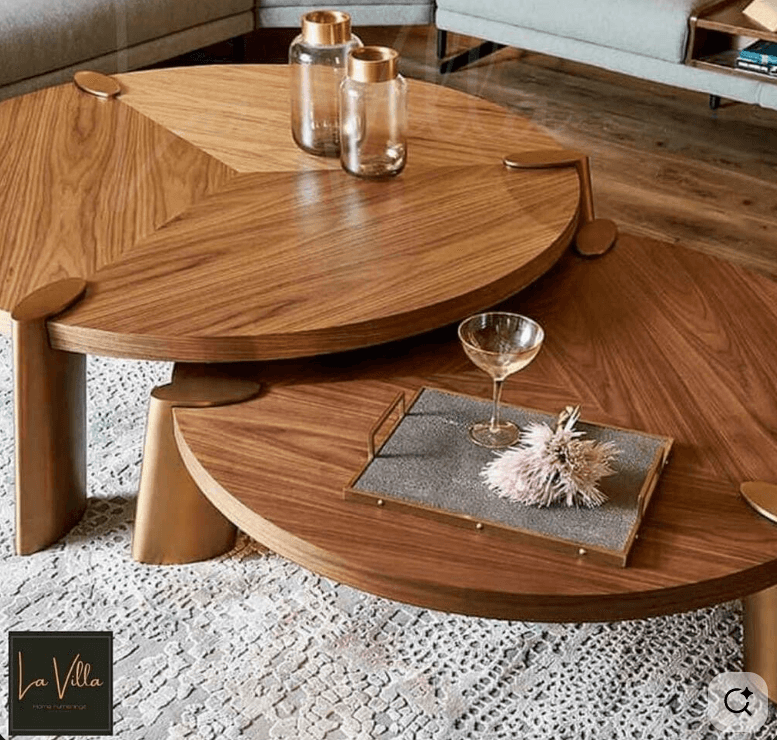 Two-Tier Organic Nesting Coffee Table