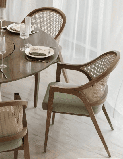Cane Dining Armchair