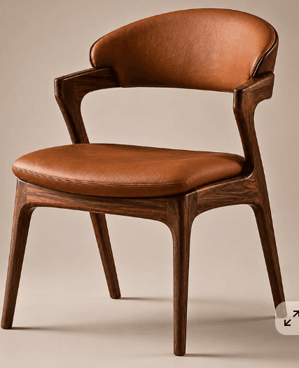 Cognac Leather Armchair
