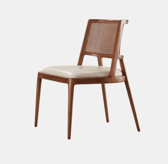 Minimal Cane-Back Dining Chair