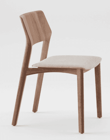 Light Wood Side Chair