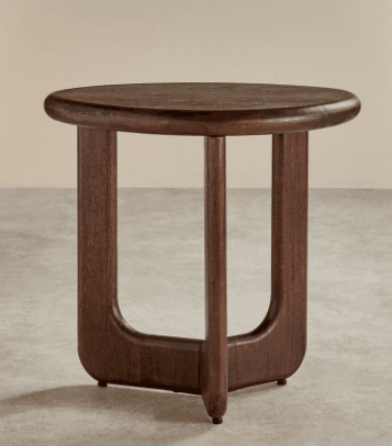 U-Leg Round Wood Table
