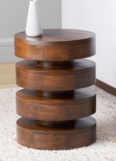 Stacked Ring Side Table