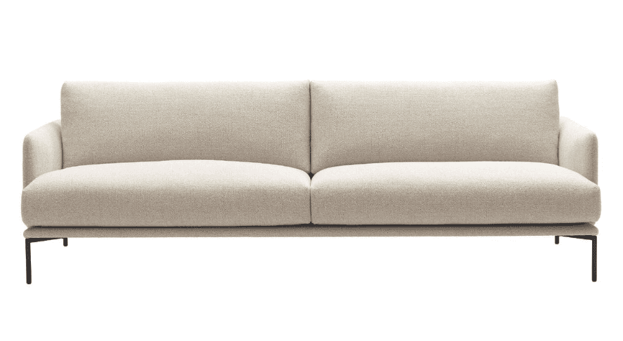 Minimal Two-Cushion Sofa