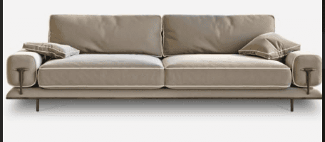 Pillow-Arm Modern Sofa